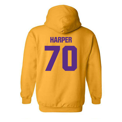 LSU - NCAA Football : Devin Harper - Classic Shersey Hooded Sweatshirt-1
