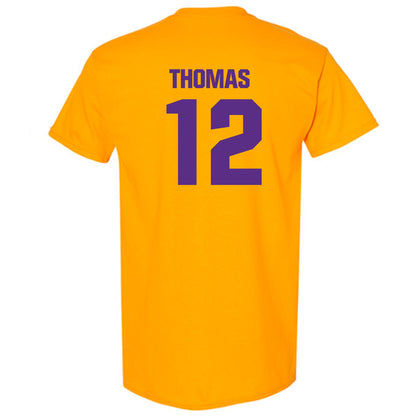 LSU - NCAA Football : Malachi Thomas - Classic Shersey T-Shirt-1