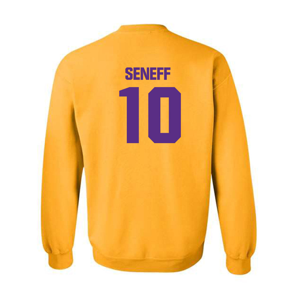 LSU - NCAA Beach Volleyball : Rachel Seneff - Classic Shersey Crewneck Sweatshirt-1