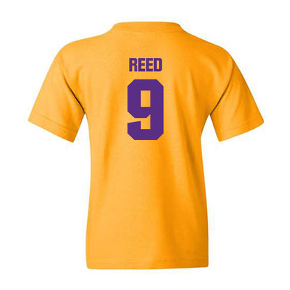 LSU - NCAA Men's Basketball : Jalen Reed - Classic Shersey Youth T-Shirt-1