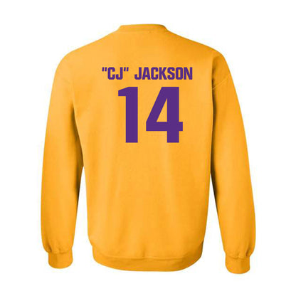 LSU - NCAA Football : Christopher "CJ" Jackson - Classic Shersey Crewneck Sweatshirt-1