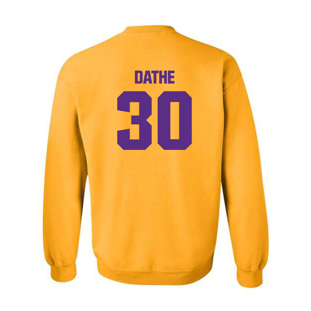 LSU - NCAA Baseball : Dax Dathe - Classic Shersey Crewneck Sweatshirt-1