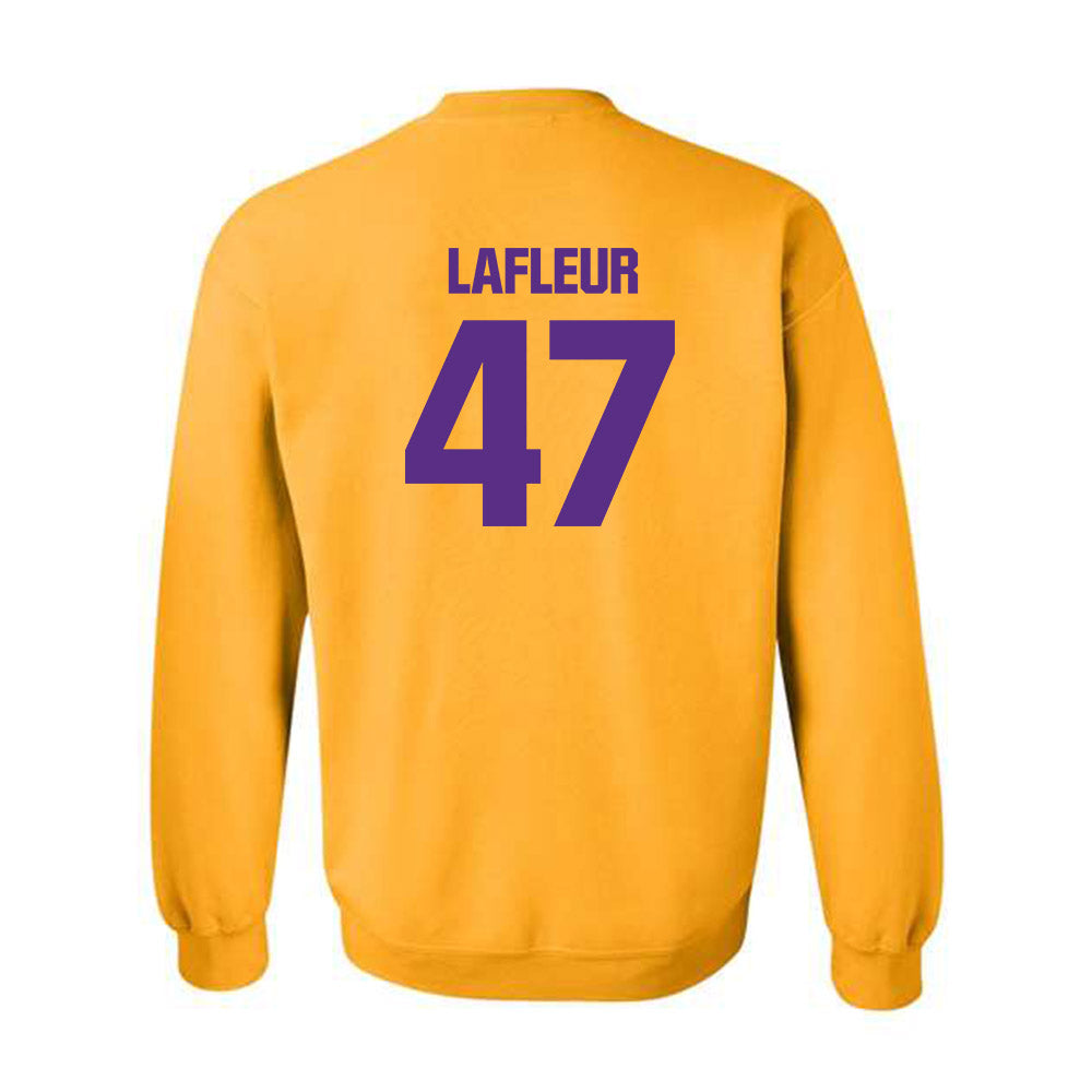 LSU - NCAA Football : JD LaFleur - Classic Shersey Crewneck Sweatshirt-1