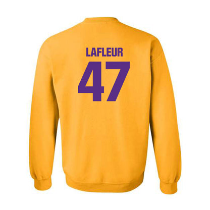 LSU - NCAA Football : JD LaFleur - Classic Shersey Crewneck Sweatshirt-1