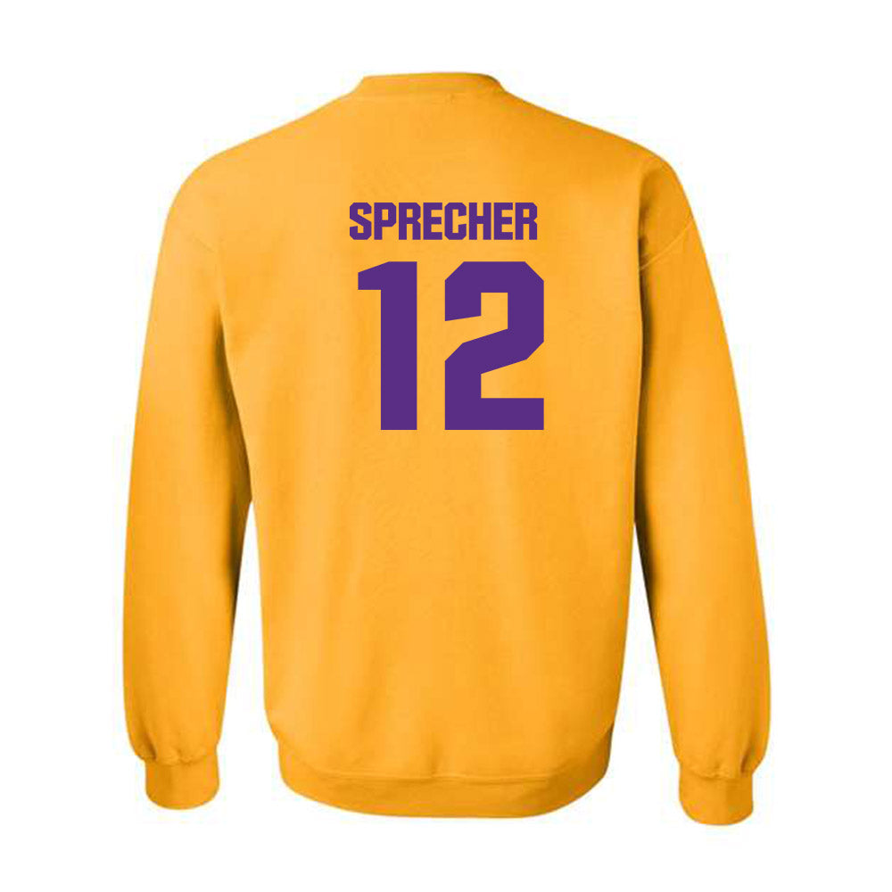 LSU - NCAA Beach Volleyball : Julia Sprecher - Classic Shersey Crewneck Sweatshirt-1