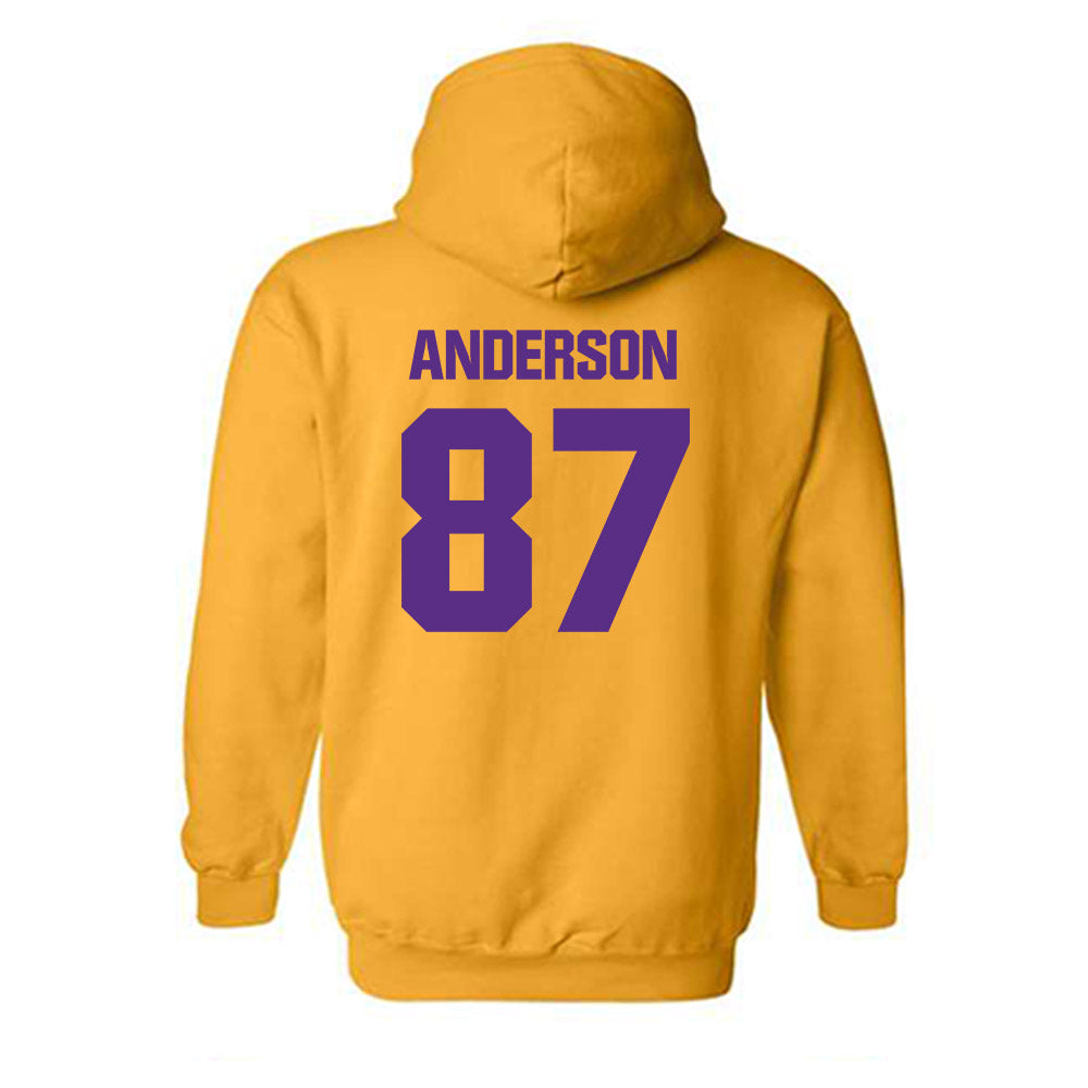 LSU - NCAA Football : JC Anderson - Classic Shersey Hooded Sweatshirt-1