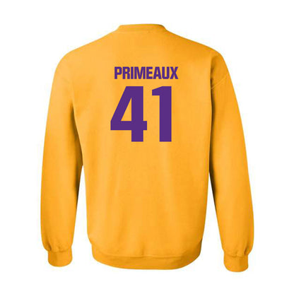 LSU - NCAA Baseball : DJ Primeaux - Classic Shersey Crewneck Sweatshirt-1
