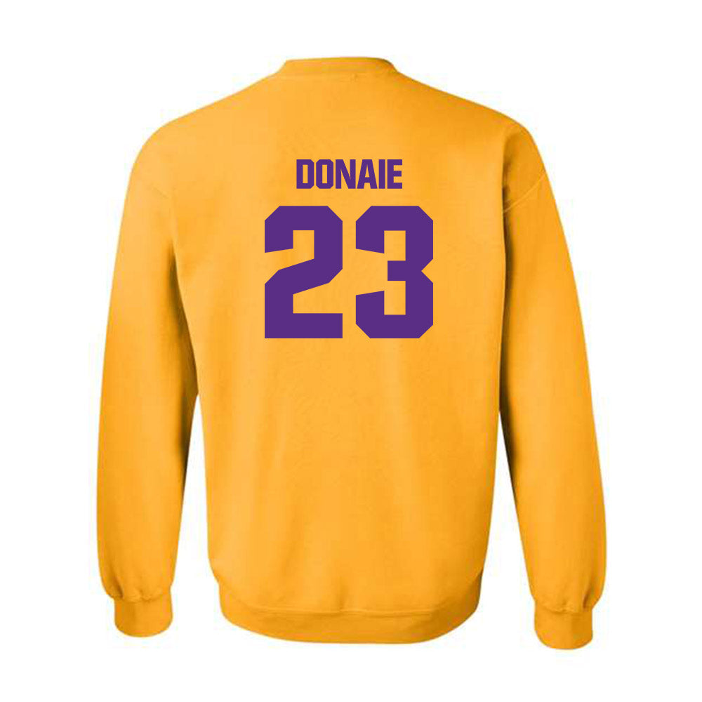 LSU - NCAA Women's Volleyball : Sanaa Donaie - Classic Shersey Crewneck Sweatshirt-1