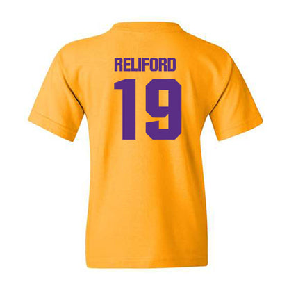 LSU - NCAA Football : Gabriel Reliford - Classic Shersey Youth T-Shirt-1