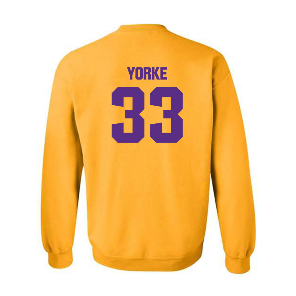 LSU - NCAA Baseball : Zach Yorke - Classic Shersey Crewneck Sweatshirt-1