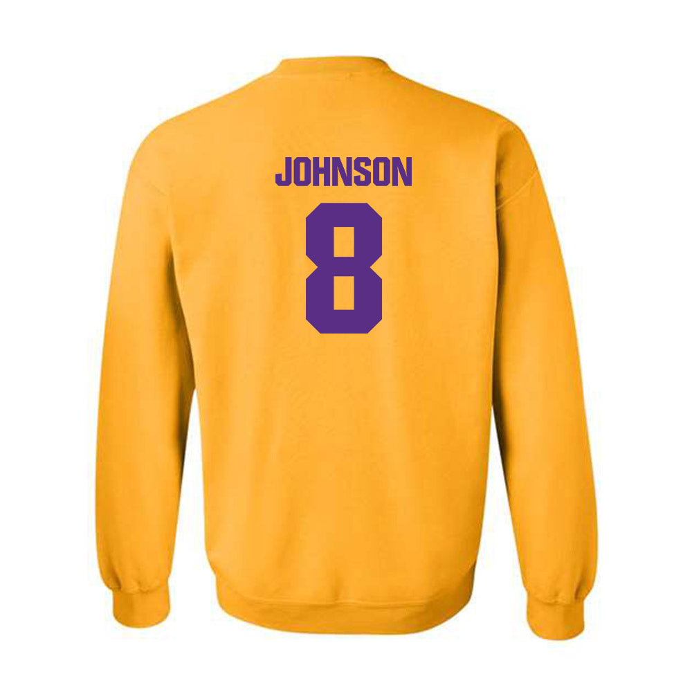 LSU - NCAA Football : Jujuan Johnson - Classic Shersey Crewneck Sweatshirt-1