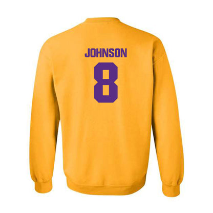 LSU - NCAA Football : Jujuan Johnson - Classic Shersey Crewneck Sweatshirt-1