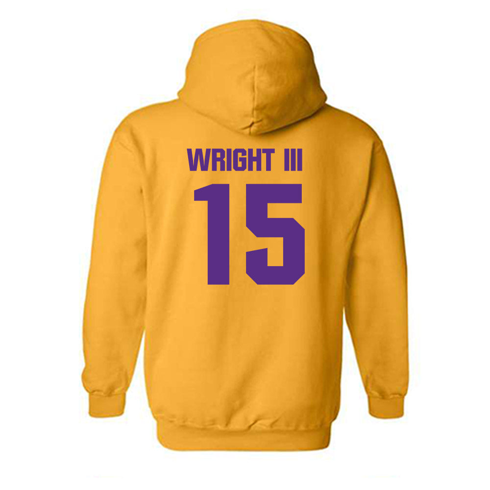 LSU - NCAA Football : Phillip Wright III - Classic Shersey Hooded Sweatshirt-1