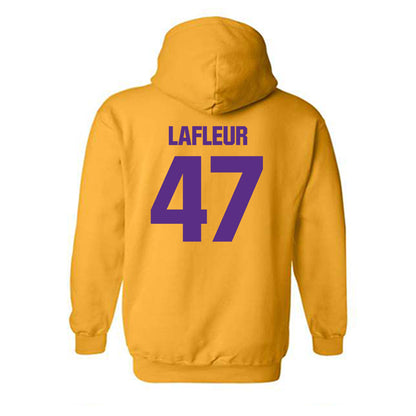 LSU - NCAA Football : JD LaFleur - Classic Shersey Hooded Sweatshirt-1