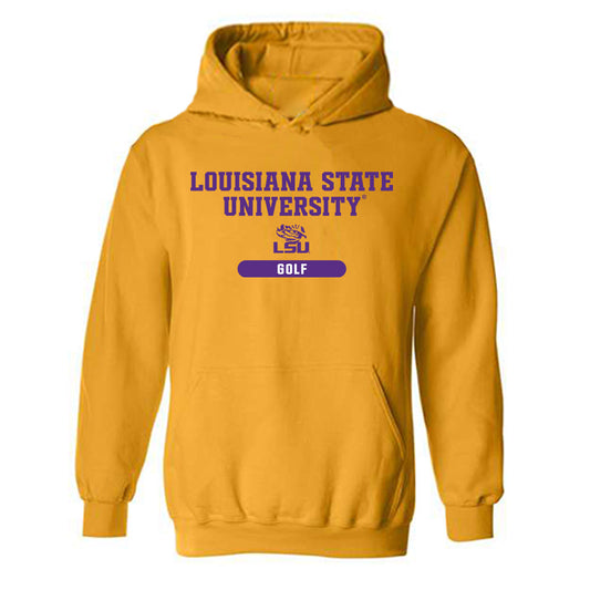 LSU - NCAA Men's Golf : John Doyle - Classic Shersey Hooded Sweatshirt-0
