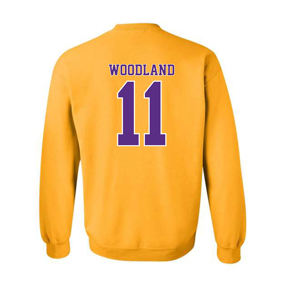 LSU - NCAA Football : PJ Woodland - Classic Shersey Crewneck Sweatshirt-1