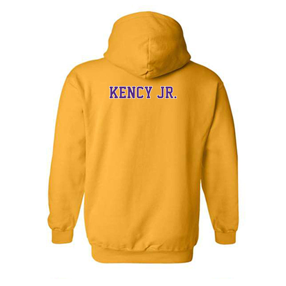 LSU - NCAA Football : David Kency Jr. - Classic Shersey Hooded Sweatshirt-1