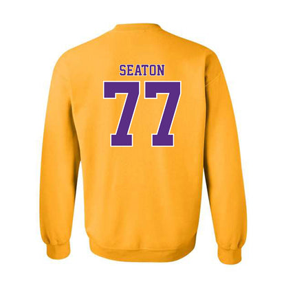 LSU - NCAA Football : Jordan Seaton - Classic Shersey Crewneck Sweatshirt-1