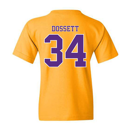 LSU - NCAA Football : Mason Dossett - Classic Shersey Youth T-Shirt-1