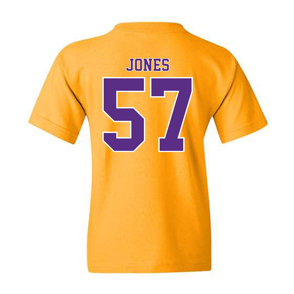 LSU - NCAA Football : Jakolby Jones - Classic Shersey Youth T-Shirt-1