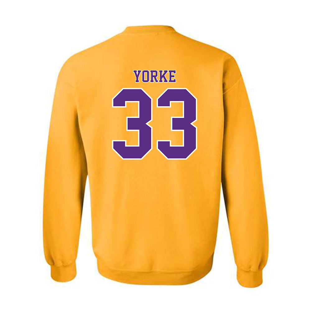 LSU - NCAA Baseball : Zach Yorke - Classic Shersey Crewneck Sweatshirt-1