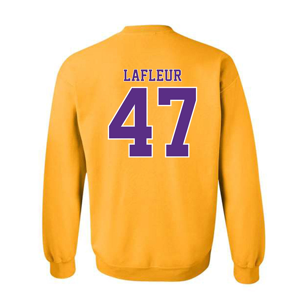 LSU - NCAA Football : JD LaFleur - Classic Shersey Crewneck Sweatshirt-1