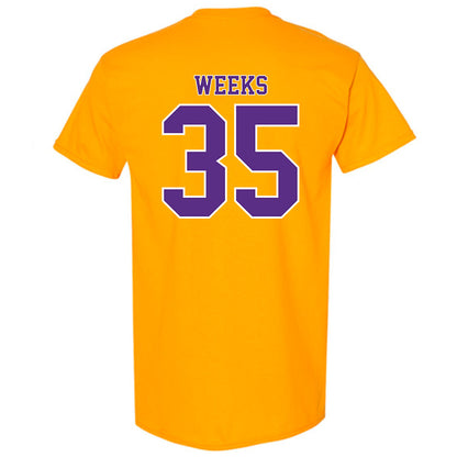 LSU - NCAA Football : Zach Weeks - Classic Shersey T-Shirt-1