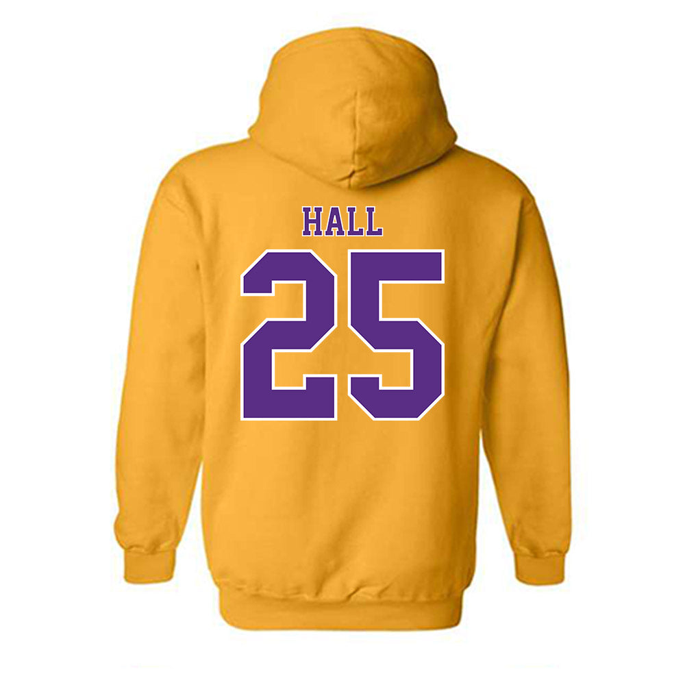 LSU - NCAA Football : Aiden Hall - Classic Shersey Hooded Sweatshirt-1