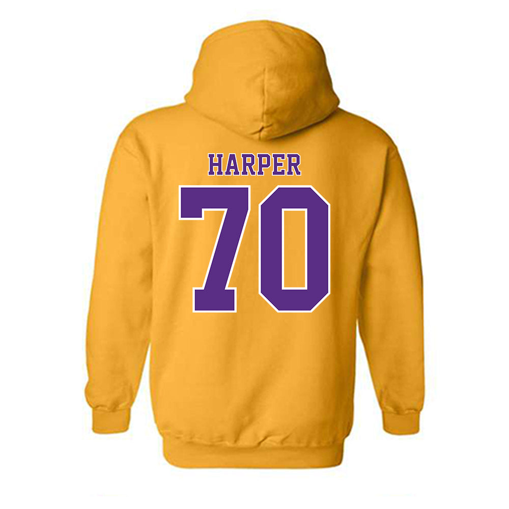 LSU - NCAA Football : Devin Harper - Classic Shersey Hooded Sweatshirt-1
