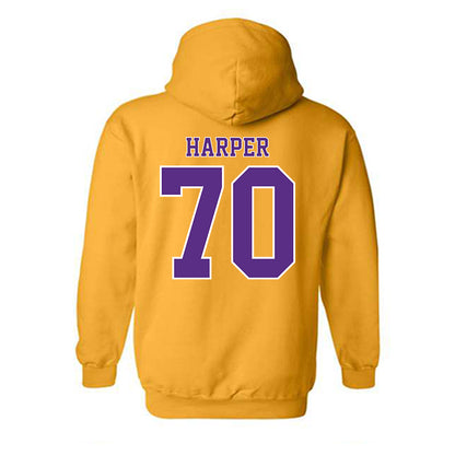 LSU - NCAA Football : Devin Harper - Classic Shersey Hooded Sweatshirt-1