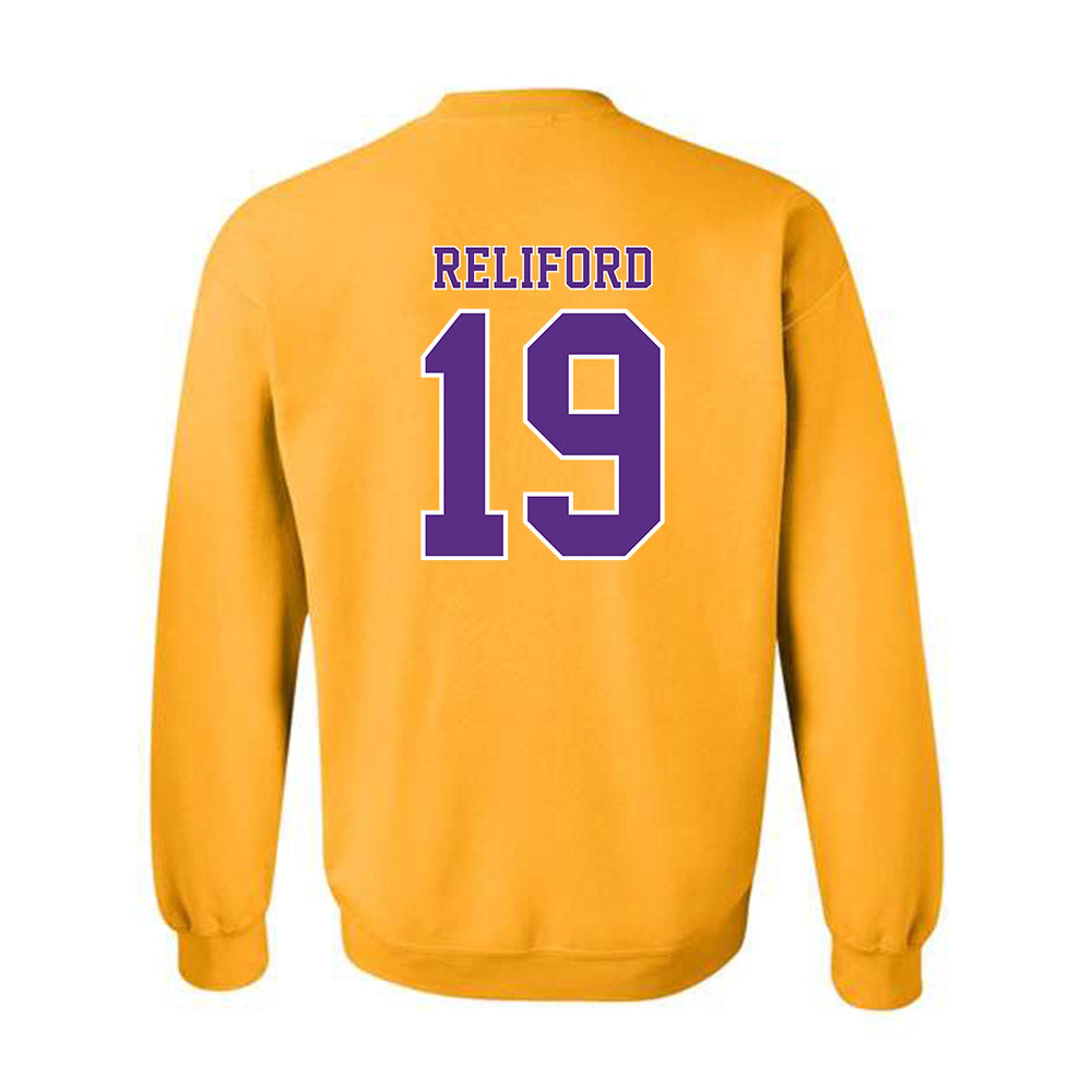 LSU - NCAA Football : Gabriel Reliford - Classic Shersey Crewneck Sweatshirt-1