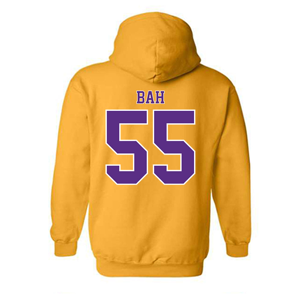 LSU - NCAA Football : Aliou Bah - Classic Shersey Hooded Sweatshirt-1