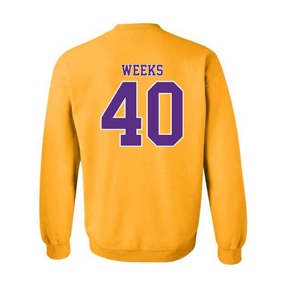 LSU - NCAA Football : Whit Weeks - Classic Shersey Crewneck Sweatshirt-1