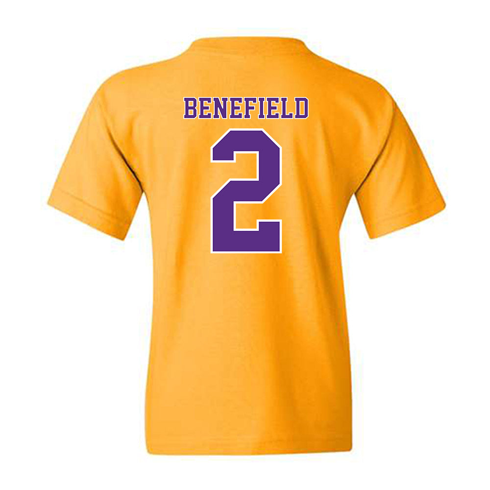 LSU - NCAA Football : Ty Benefield - Classic Shersey Youth T-Shirt-1