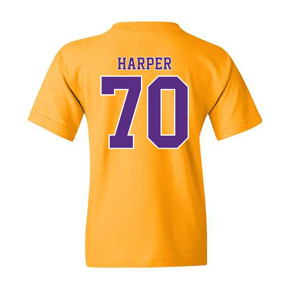 LSU - NCAA Football : Devin Harper - Classic Shersey Youth T-Shirt-1
