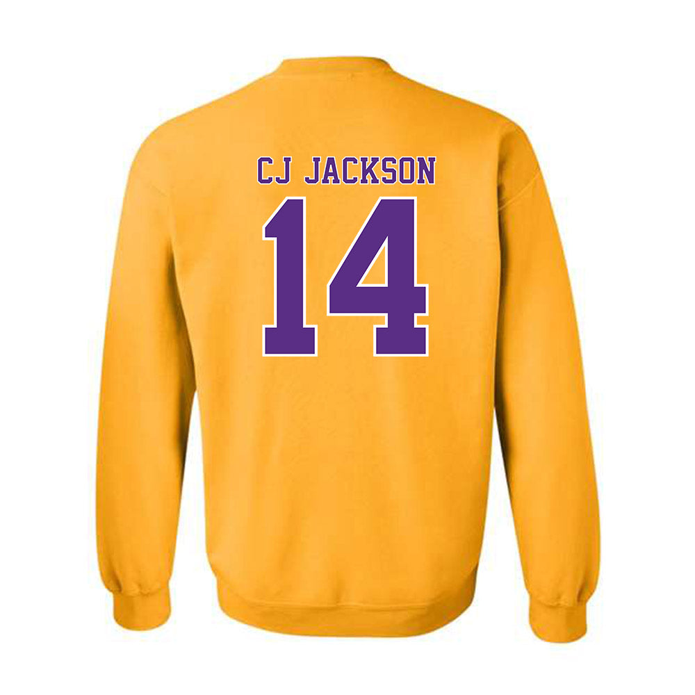 LSU - NCAA Football : Christopher "CJ" Jackson - Classic Shersey Crewneck Sweatshirt-1