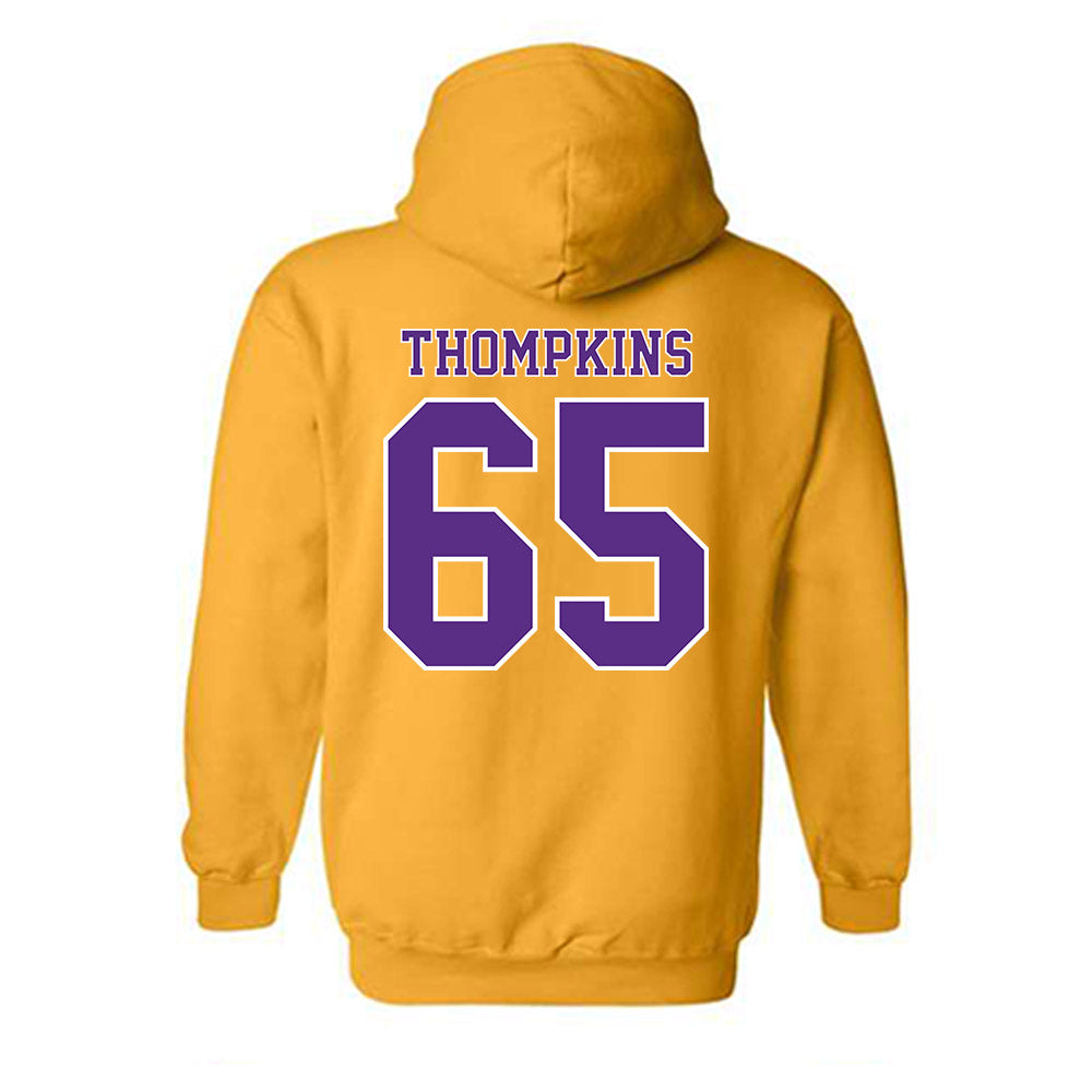 LSU - NCAA Football : Sean Thompkins - Classic Shersey Hooded Sweatshirt-1