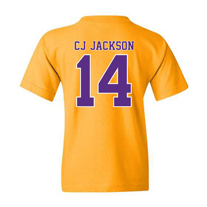 LSU - NCAA Football : Christopher "CJ" Jackson - Classic Shersey Youth T-Shirt-1