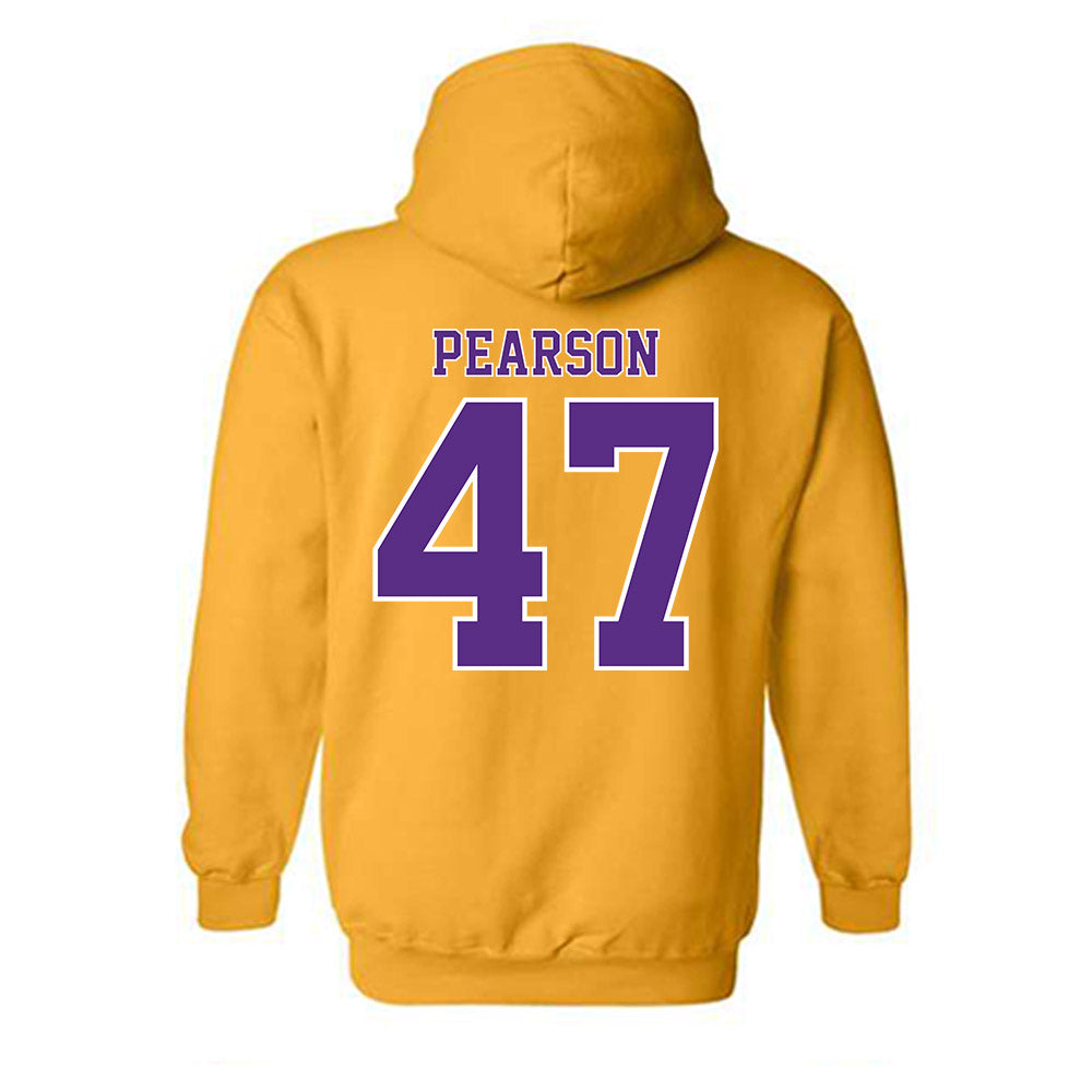 LSU - NCAA Baseball : John Pearson - Classic Shersey Hooded Sweatshirt-1