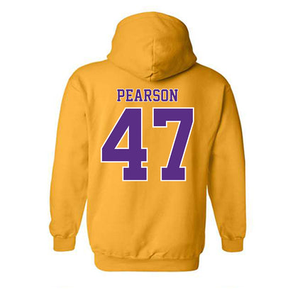 LSU - NCAA Baseball : John Pearson - Classic Shersey Hooded Sweatshirt-1