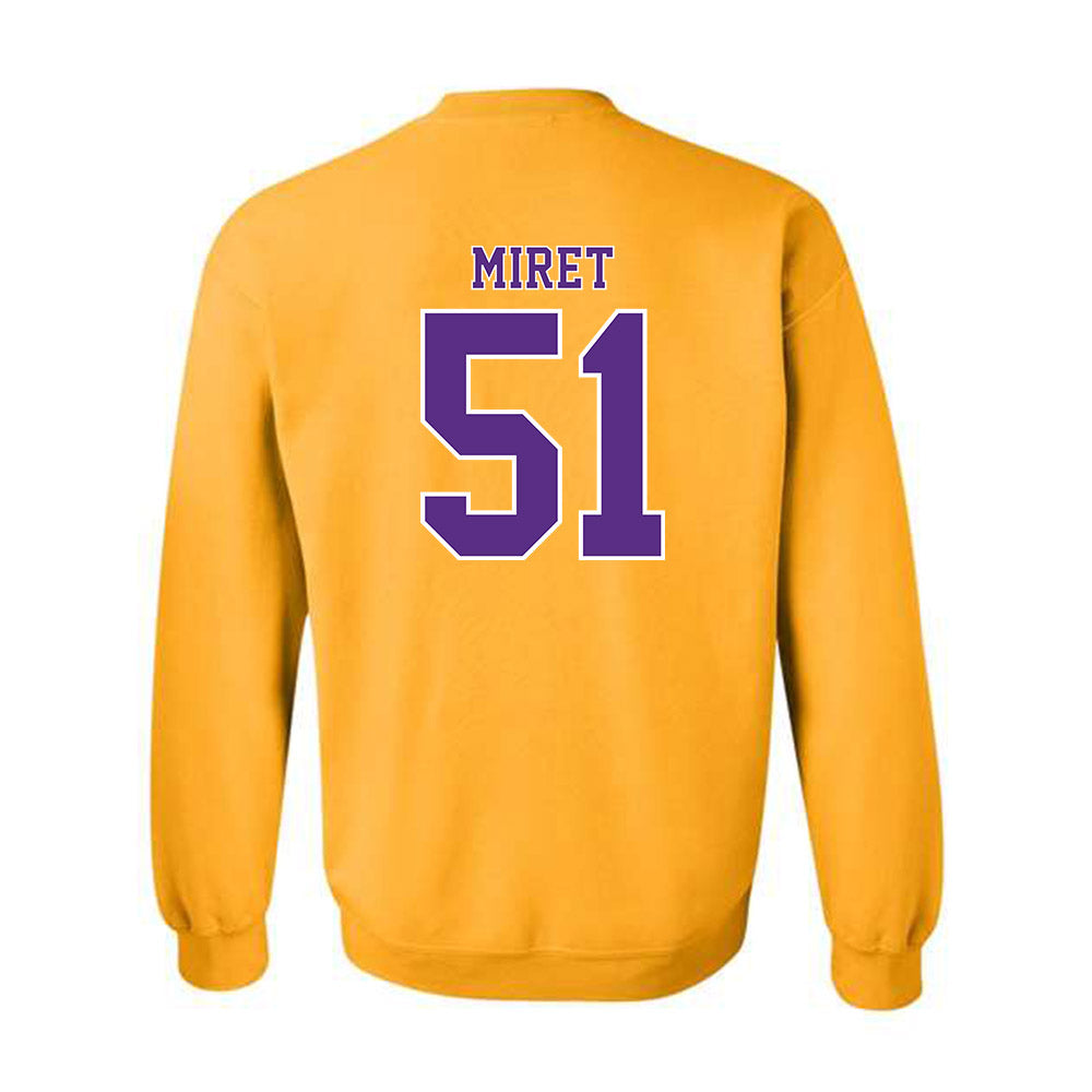 LSU - NCAA Football : Ryan Miret - Classic Shersey Crewneck Sweatshirt-1
