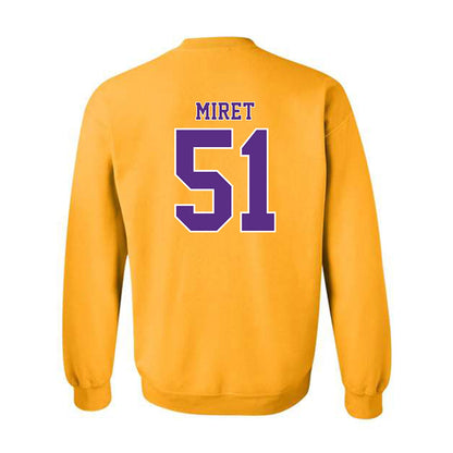 LSU - NCAA Football : Ryan Miret - Classic Shersey Crewneck Sweatshirt-1