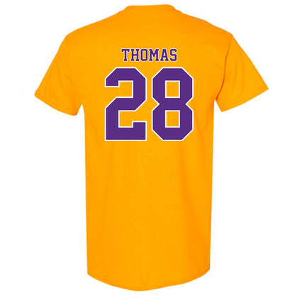 LSU - NCAA Football : Jhase Thomas - Classic Shersey T-Shirt-1