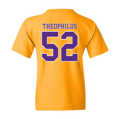 LSU - NCAA Baseball : Zion Theophilus - Classic Shersey Youth T-Shirt-1