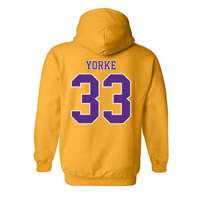 LSU - NCAA Baseball : Zach Yorke - Classic Shersey Hooded Sweatshirt-1