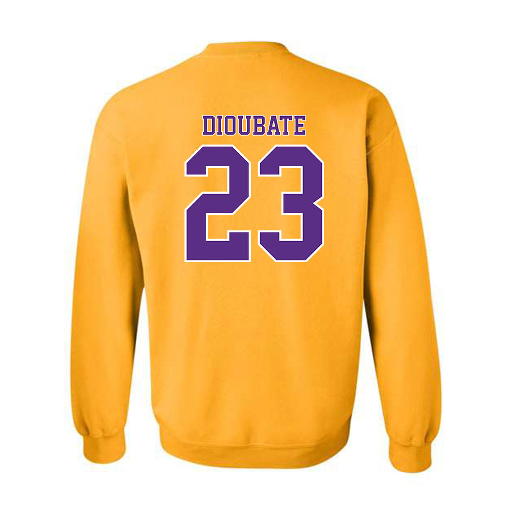 LSU - NCAA Men's Basketball : Mouhamed Dioubate - Classic Shersey Crewneck Sweatshirt-1