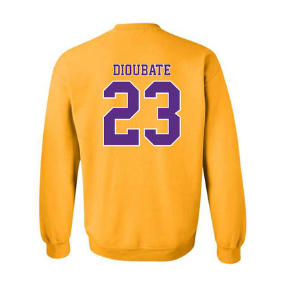 LSU - NCAA Men's Basketball : Mouhamed Dioubate - Classic Shersey Crewneck Sweatshirt-1