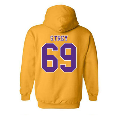 LSU - NCAA Football : Darrin Strey - Classic Shersey Hooded Sweatshirt-1
