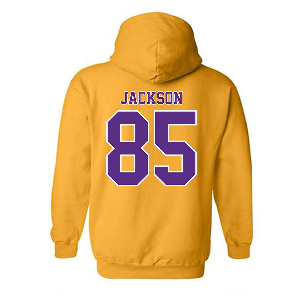 LSU - NCAA Football : Josh Jackson - Classic Shersey Hooded Sweatshirt-1