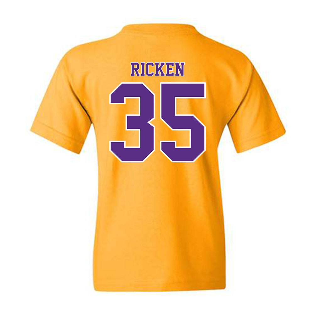 LSU - NCAA Baseball : Reagan Ricken - Classic Shersey Youth T-Shirt-1